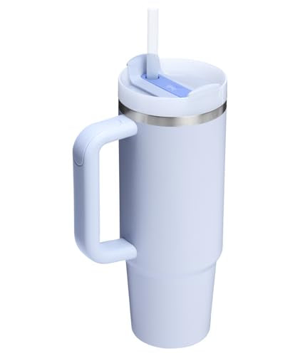 STANLEY Quencher H2.0 Tumbler with Handle and Straw 30 oz | Flowstate 3-Position Lid | Cup Holder Compatible for Travel | Insulated Stainless Steel Cup | BPA-Free | Dew Drop