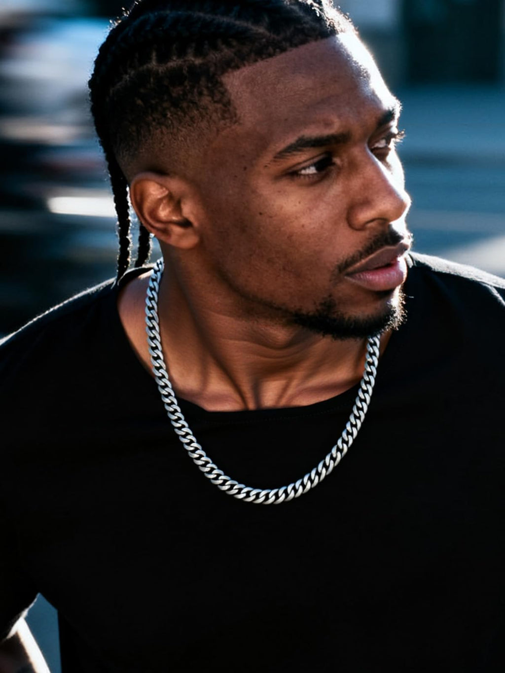 KeyStyle Cuban Link Chain for Men Women, Stainless Steel maimi Cuban Chain Necklace, Trendy Hip Hop Curb Chain Jewelry Gifts,Hypoallergenic & Non Tarnish Mens Chain,9mm Width,24" Length