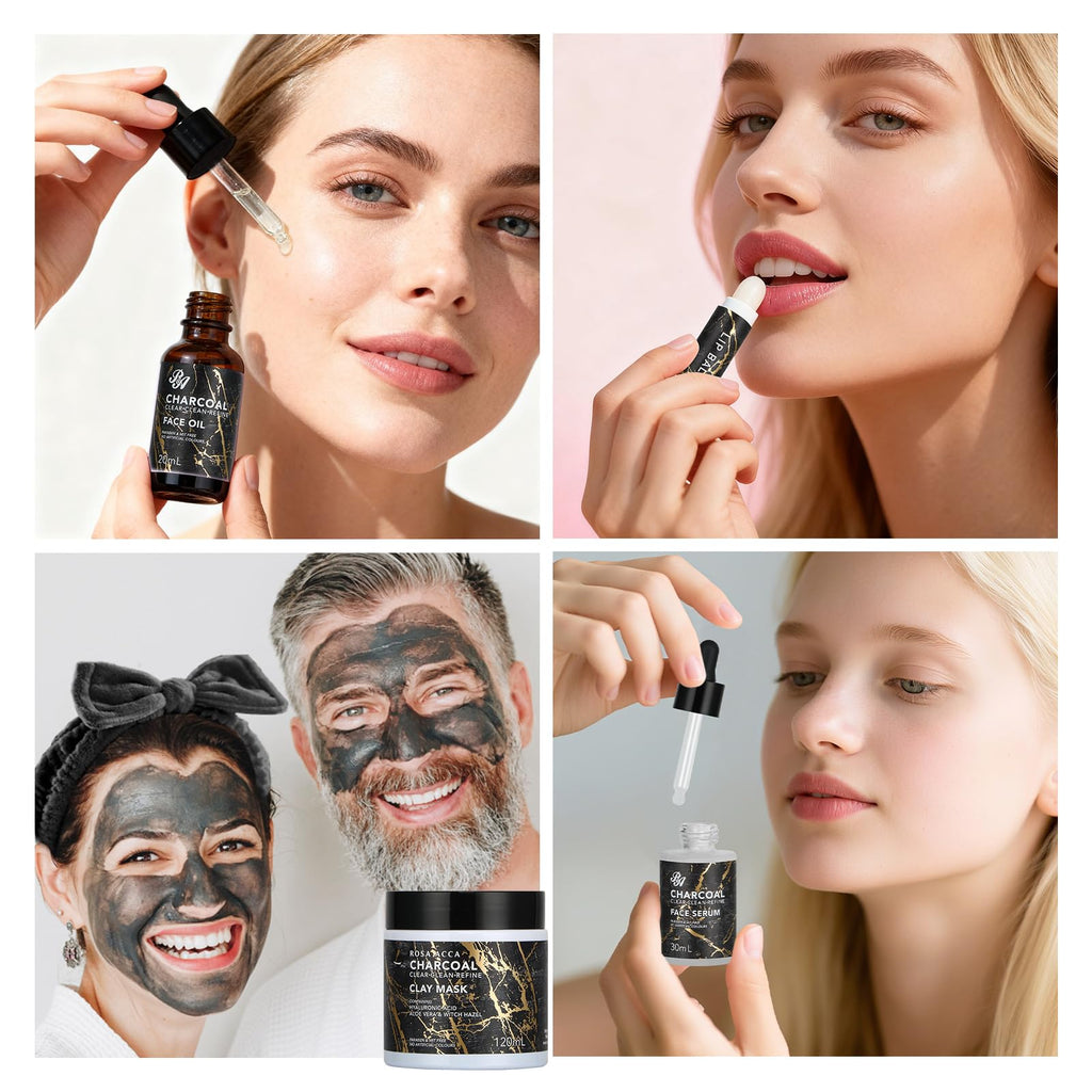 Skin Care Set, 28pcs Body & Facial Kit Gifts for Women & Men includes Face Cream, Bath Oil, Scented Candle, Hyaluronic Acid Face Serum, Facial Skin Care Set, Bath & Body Set, Birthday, Christmas