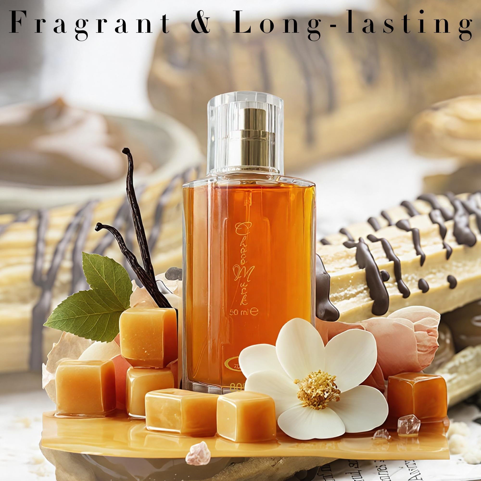 AFLUXE Choco Musk Men’s Cologne-Rich Chocolate & Musk Eau De Toilette,Long-Lasting Scent Perfume for Men Elegant Bottle 1.65 Fl Oz Fragrance for Refined Occasions